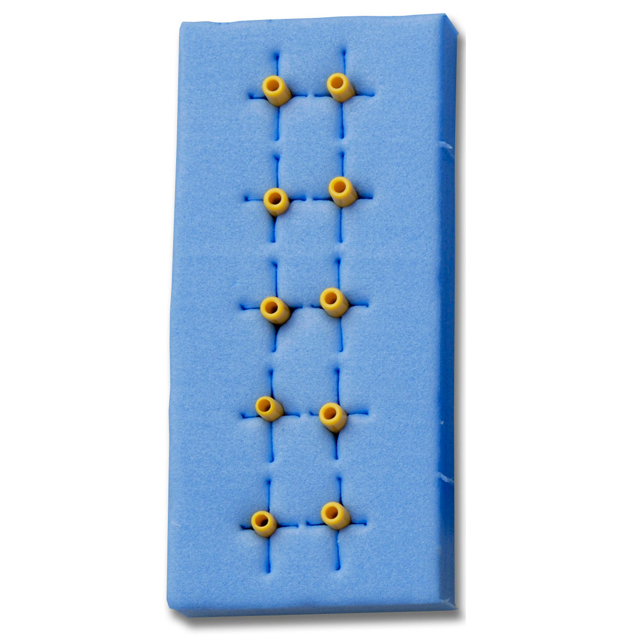Suture Booties, Standard, Yellow, Sterile, 5 pr/bx (US Only) (Not Available For Sale into Canada)