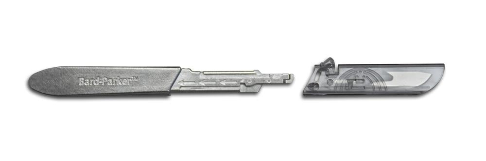 Protected Disposable Scalpel, Size 20, Non-Sterile, 10/strip, 50 strip/cs (US Only) (Not Available For Sale into Canada)