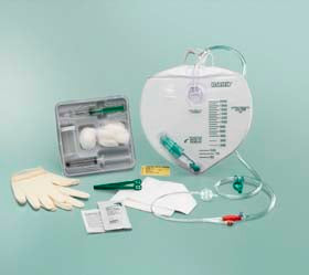 Foley Tray, Silicone, Drainage Bag, Anti-Reflux Chamber, Tamper-Evident Seal, 16FR, 10/cs