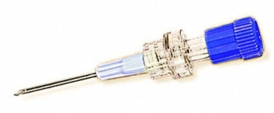 Backcheck Valve, 17G x 1" Needle, For the Injection of Multiple Additives to an IV Bag Injection Port, DEHP & Latex Free (LF), .26mL Priming Volume, 100/cs (Rx) (Continental US+HI Only)