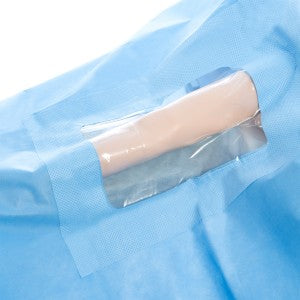 Picc Drape, Side Perforation, Full Body, Dual Fenestration, Non-Sterile, 23/cs