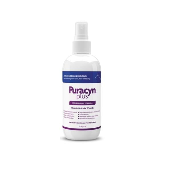 Puracyn Plus Professional, Antimicrobial Hydrogel, Amorphous, Non-Sterile, 237 ml (8 oz), Pump Spray, 6/cs (US Only)