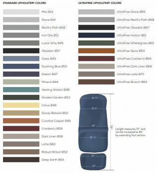 646/647 Premium 28in Upholstery, Iron Ore (US Only) (DROP SHIP ONLY) (Delivery Info Sheet Required)