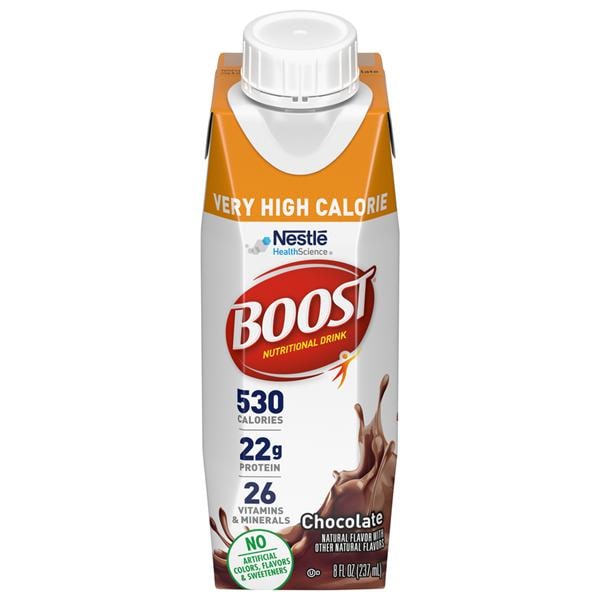 BOOST VHC, Chocolate, 8 fl oz Carton, 24/cs (Minimum Expiry Lead is 90 days) (Continental US Only) (Nestle products cannot be sold online without Nestle's prior written permission) (Products cannot be sold on Amazon.com or any other 3rd party site)