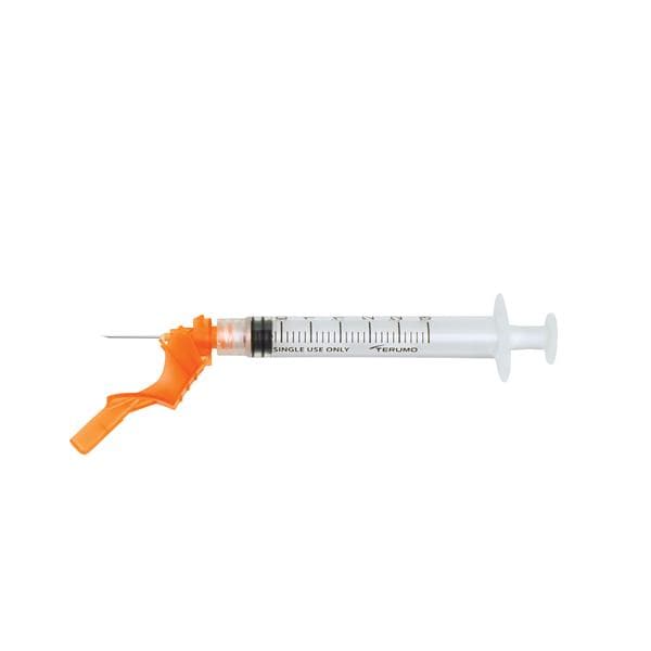 Safety Needle with 3cc Luer Lock Syringe, 25G x 1", 100/bx, 12 bx/cs (US Only) (To Be DISCONTINUED)