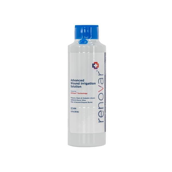 Renovar Advanced Wound Irrigation Solution, 250ml Instill/Spikeable Bottle, Non-Sterile, 12ea/cs