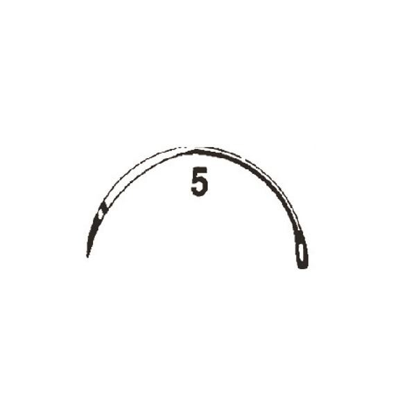 Suture Needle, Size 5, Regular Surgeons Reversed, _ Circle Reversed Cut, 12/pk (Vendor MOQ 10 DZ) (DROP SHIP ONLY)<img align="middle" src="/images/MOQ.png" border="0" title="MOQ">
