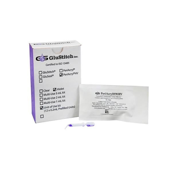 Oral Adhesive, High Viscosity, 0.2 mL Single-Use, Violet, 12/pk (ITEM MUST BE KEPT IN COLD STORAGE) (US Only)