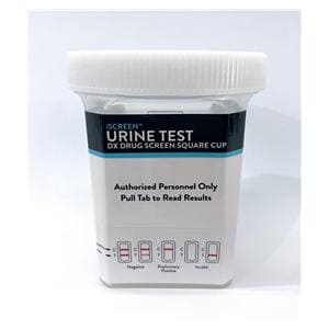 iScreen Dx Square Cup Drug Test, THC, COC, OPI300, AMP, MET, BZO, OXY (CR, SG, OX), CLIA Waived, 25/bx (US Only)