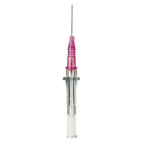 IV Catheter, 20G x 1.0", Pink, 50/bx, 4 bx/cs (Continental US Only) (Drop Ship Requires Pre-Approval)