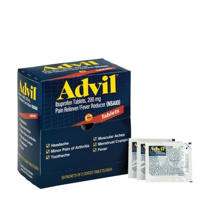 Advil, 2/pk, 50pk/bx  (DROP SHIP ONLY - $150 Minimum Order)
