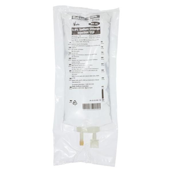 Sodium Chloride Injection, 0.9%, USP, 500 ml, Dripless Access Container (DAC), Viaflo Plastic Container, 20/cs (Rx) (Continental US Only) (Product Access Restricted. Check with your sales rep to verify eligibility)&nbsp;&nbsp;<Strong style="color:red">Max weekly quantity allowed: 10</Strong>
