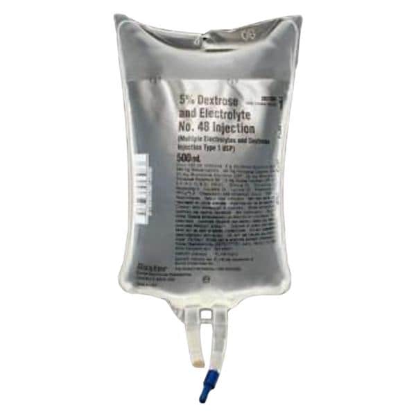 5% Dextrose and 0.2% Sodium Chloride Injection, USP, 1000 ml, Viaflex Plastic Container, 14/cs (Rx) (Continental US Only) (Product Access Restricted. Check with your sales rep to verify eligibility)