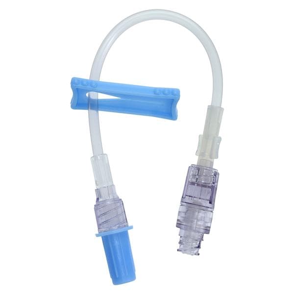Catheter Extension Set, Straight, Standard Bore, Clearlink Luer Activated Valve, Male Luer Lock Adapter with Retractable Collar, 0.96 ml, 7.6" Length, Non-Pyrogenic, Non-DEHP, Sterile, 50/cs (Rx) (Continental US Only) (Product Access Restricted. Check with your sales rep to verify eligibility)