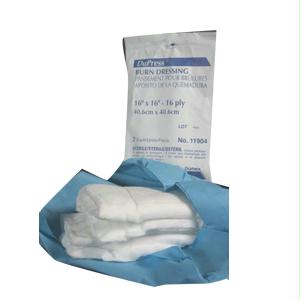 Burn Dressing, 16" x 16", 16-Ply,  Sterile, 2/pk, 40 pk/cs (20 cs/plt)