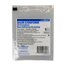 Oil Emulsion Dressing, Non-Adherent, 3" x 3", 50/bx, 12 bx/cs