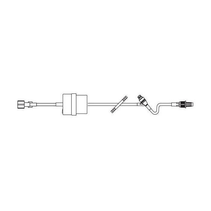 Extension Set, Control-A-Flo Regulator, Clearlink Luer Activated Valve, Male Luer Lock Adapter with Retractable Collar, 3.3 ml, 19" Length, Non-Pyrogenic, Contains DEHP, Sterile Fluid Path, 48/cs (Rx) (Continental US Only)  (Product Access Restricted. Check with your sales rep to verify eligibility)