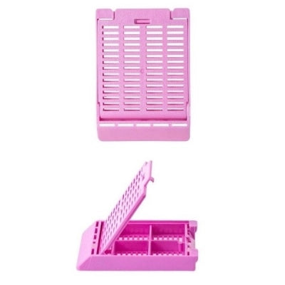 Slimsette Tissue Cassette, 4-Compartment, 45 Angle, Acetal, Lilac, 500/bx, 3 bx/cs