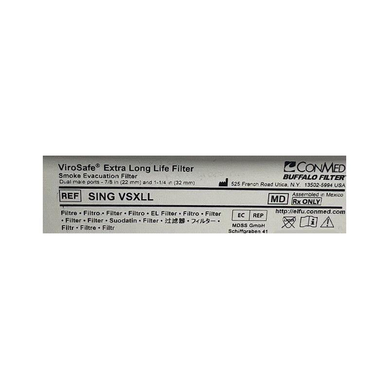 Filter, Single, ViroSafe XLL