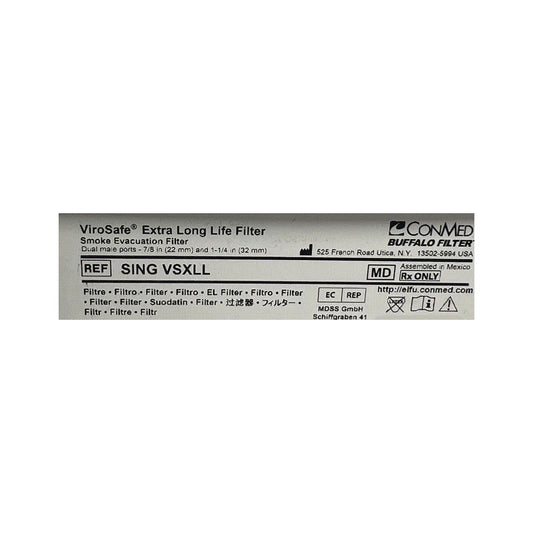 Filter, Single, ViroSafe XLL