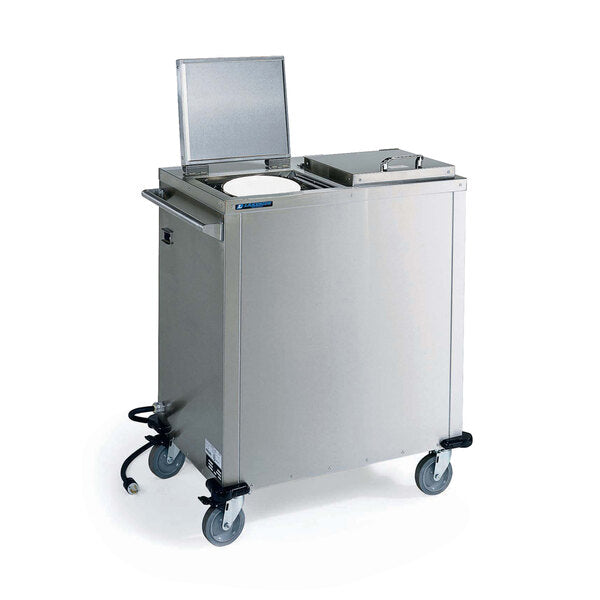 Mobile Plate Dispenser, NSF, Convection Heated, Two Stack for 7" to 10.25" Round Plates, 33.38" L x 23.75" W x 42.75" H (DROP SHIP ONLY)