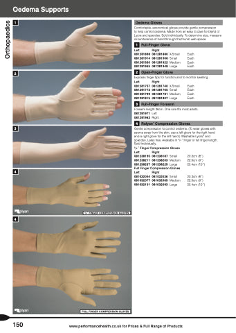 Rolyan Compression Glove, Left, Large (US Only)
