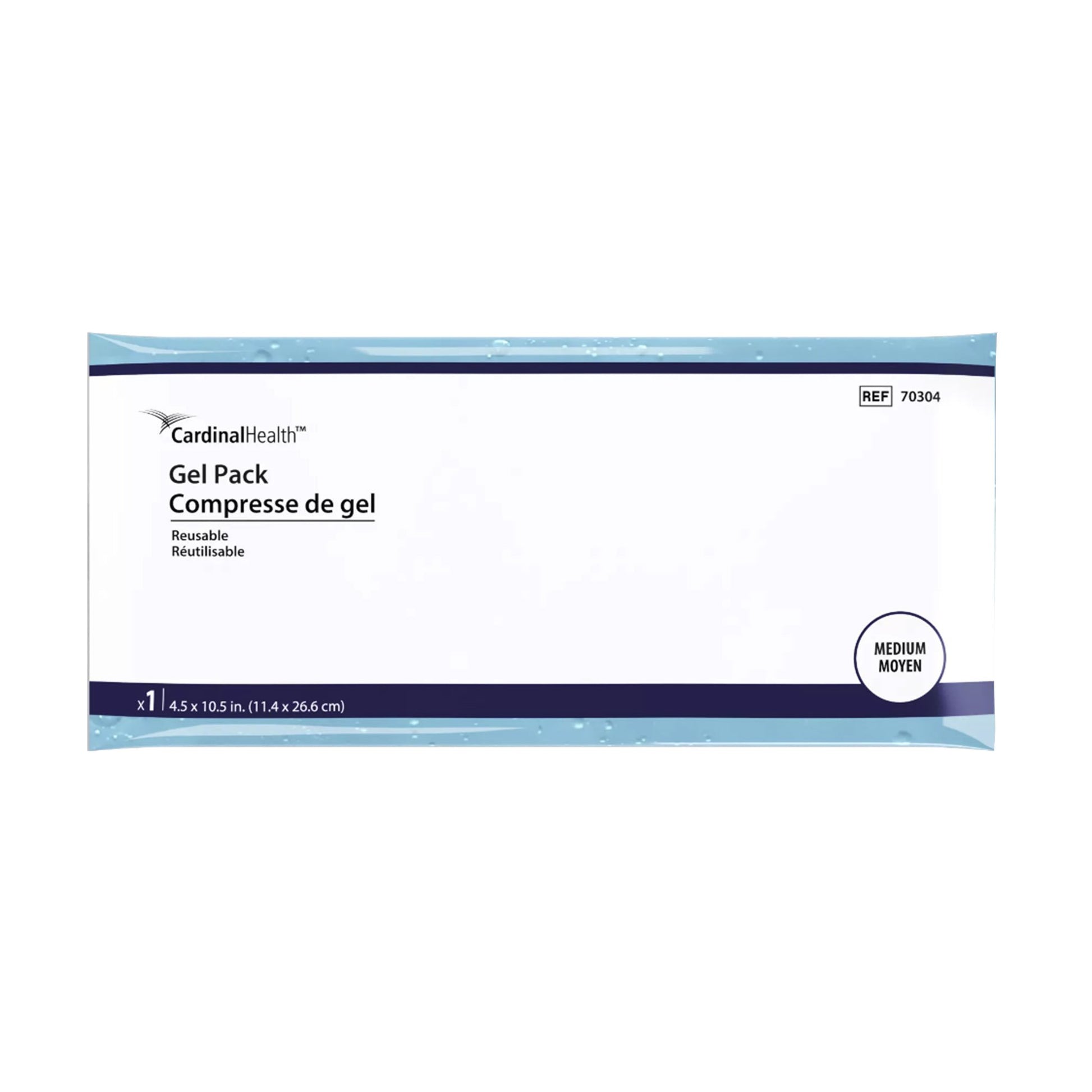 Reusable Hot/Cold Gel Pack, Medium, 4.5" x 10.5", 24/cs (Continental US Only)