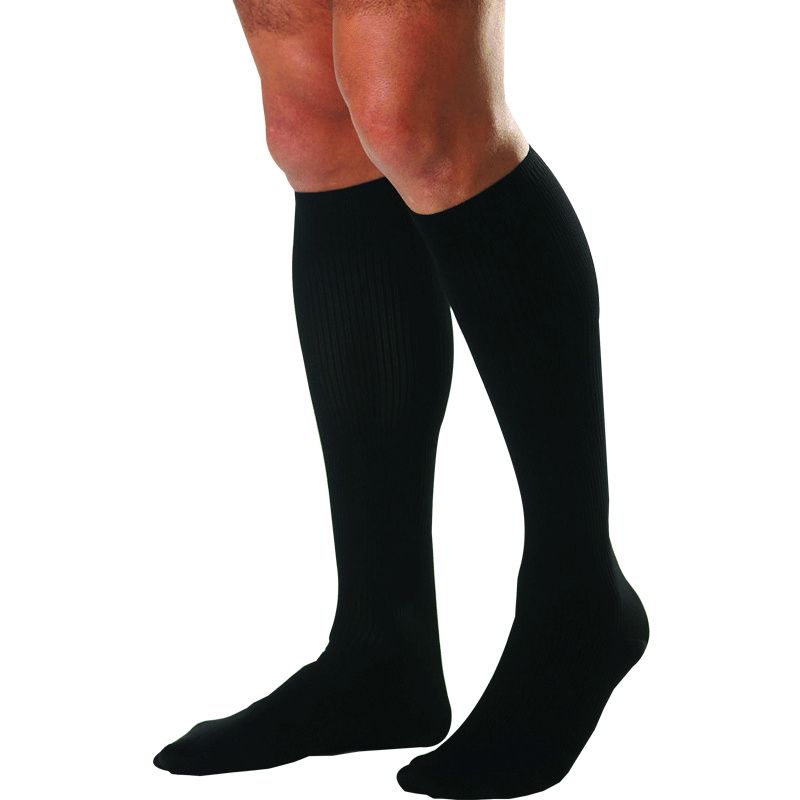 Sock, Knee High, 15-20 mmHG, Closed Toe, Black, Medium (Continental US Only)