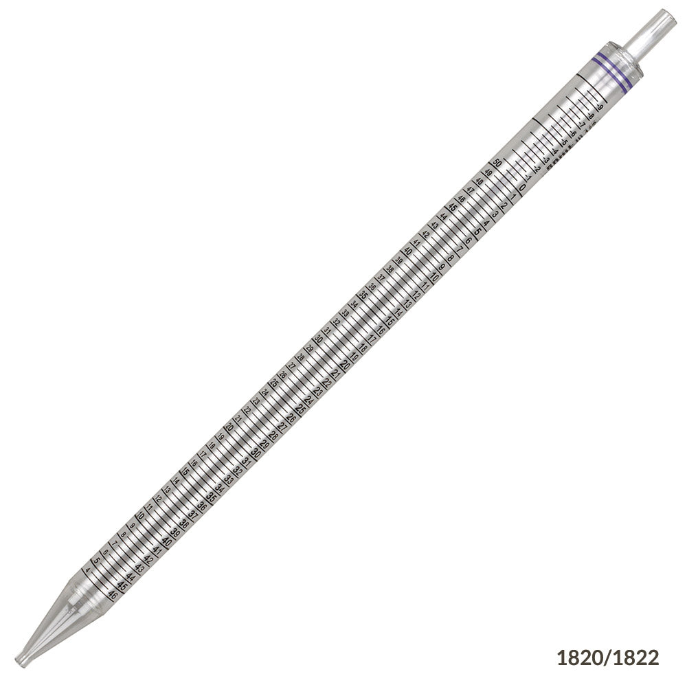 Serological Pipette, 50 mL, Sterile, Individually Wrapped, 100/bx