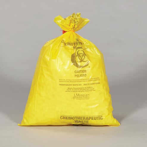 Biohazard Bag, 40" x 48", Red/ Printed, 1.2 mil, 200 rl/cs