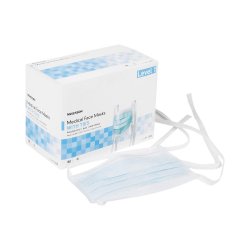 Mask, Surgical, FluidGard 120 FluidPouch, Blue w/ Pattern300/cs