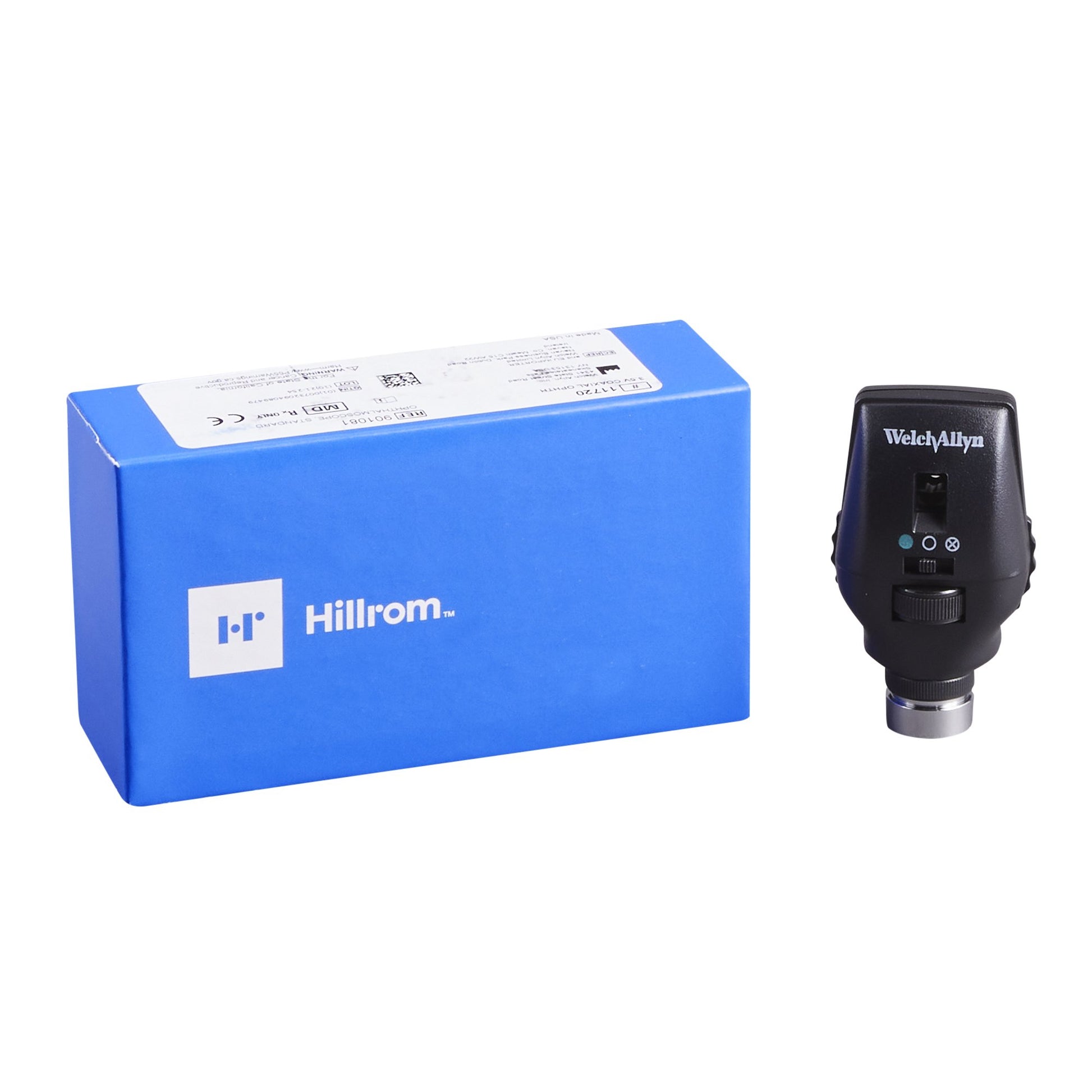 3.5V Halogen Coaxial Ophthalmoscope with LED, Head Only