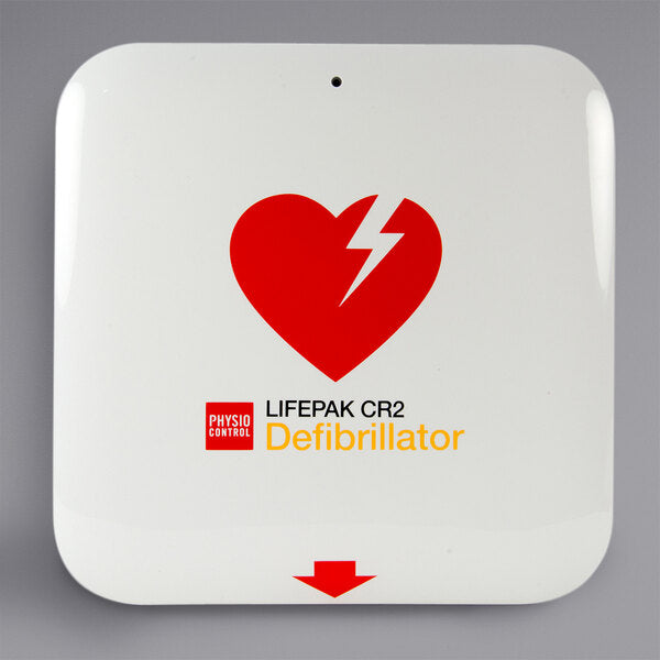 LIFEPAK CR2, Wall Bracket, White/Red (DROP SHIP ONLY) (Continental US Only)