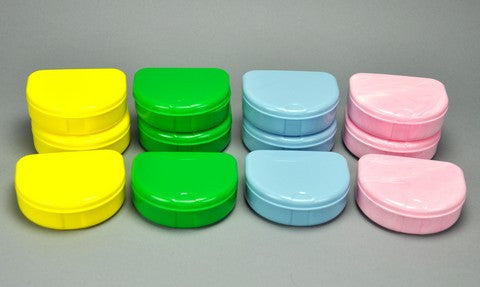 Retainer Boxes, 1" Deep, Assorted Colors 12/pk