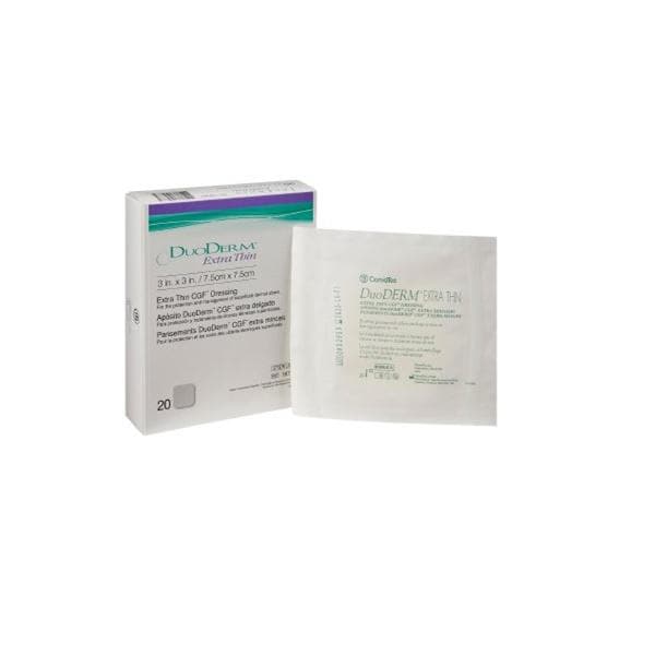 Hydrocolloid Dressing, Square, 3" x 3", Sterile, 20/bx (Continental US Only)