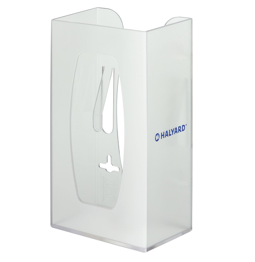 Glove Box Holder/ Dispenser, 1 Box, 5.81"W x 10.13"H x 4.25"D, Semi-Transparent, 12/bx, 1 bx/cs (US Only)