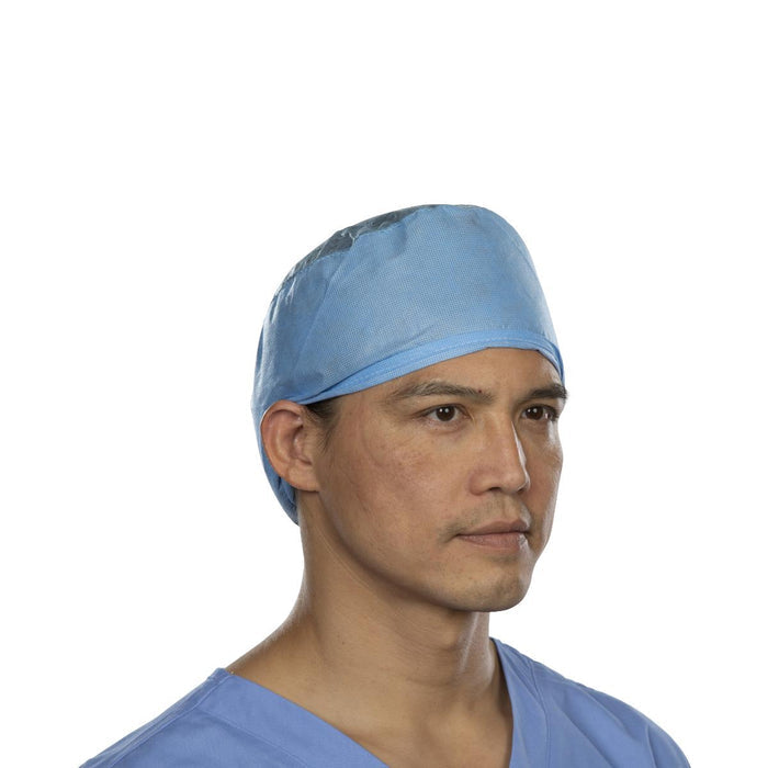 Cover Max Surgical Cap, Universal Size, Blue, 100/pk, 3 pk/cs (US Only)