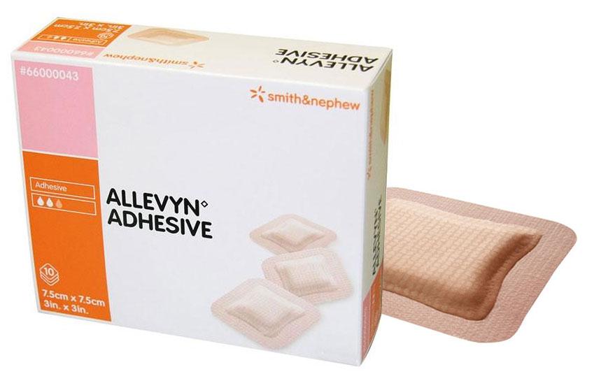 Adhesive Dressing, Hydrocellular, 3" x 3", 10/bx, 4 bx/cs (US Only)