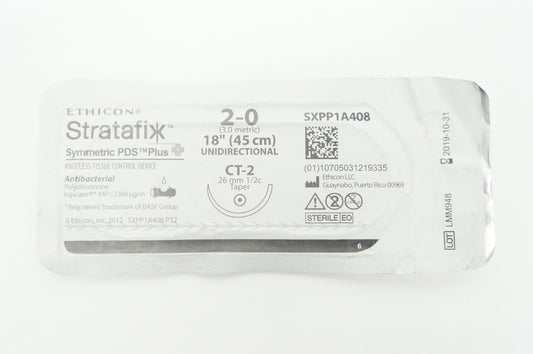 STRATAFIX Symmetric PDS Plus Suture, 2-0, Violet, CT-2, 45 cm, 12/bx (Continental US Only)