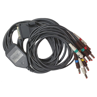 Patient Cable, 10-Lead, Anthracite, 3.5m, Banana, MS-2010, MS-2015, AHA (Not Available for Sale into Canada)  (DROP SHIP ONLY) ($100 Minimum Order Requirement or customer will be charged $30 min order fee)