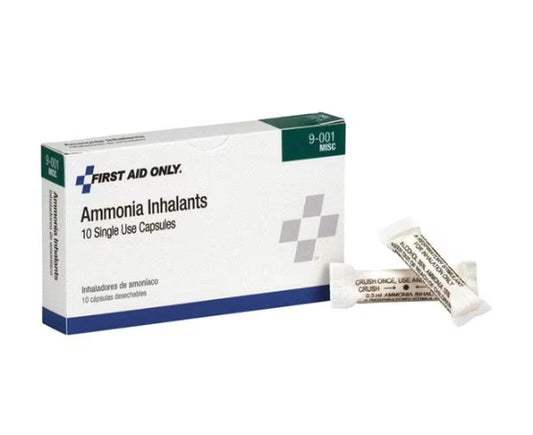 Ammonia Inhalants Ampules .33 10/bx (1401)