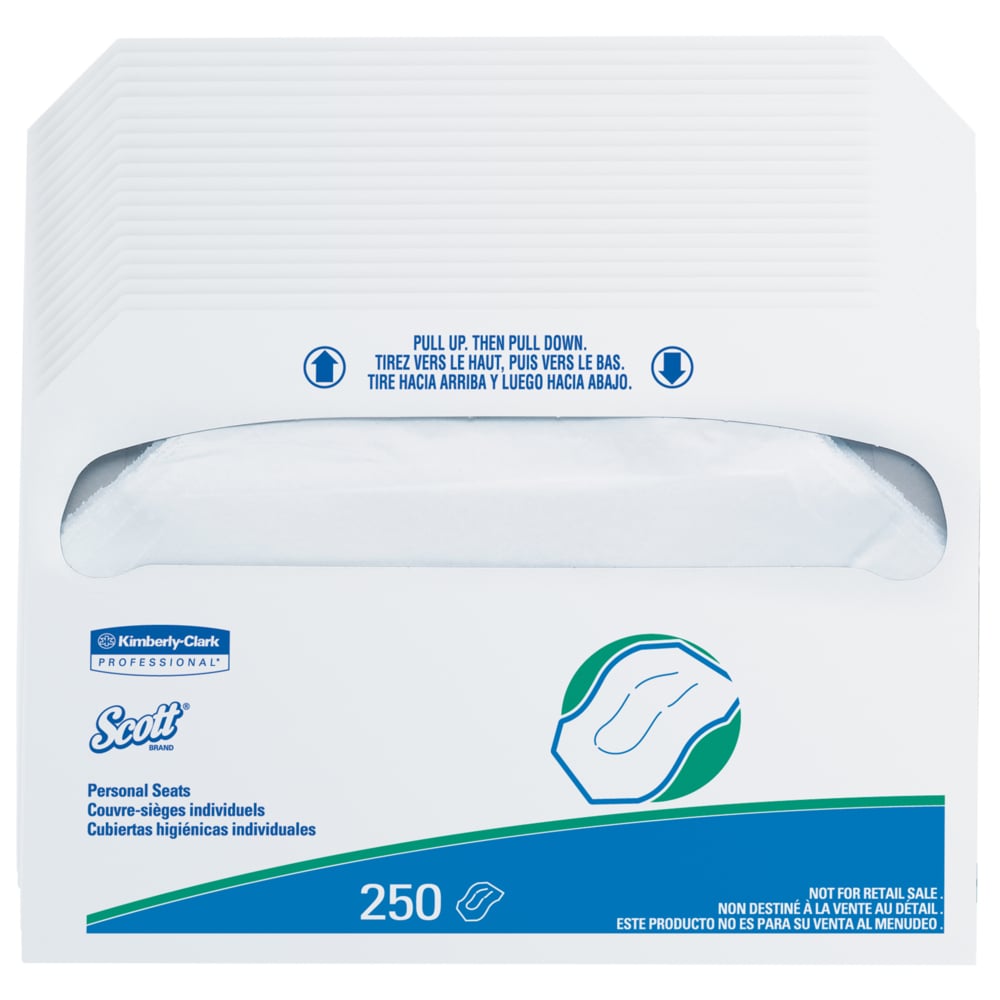 Scott Personal Seats, 250/pk, 20 pk/cs (Products cannot be sold on Amazon.com or any other 3rd party site) (US Only)
