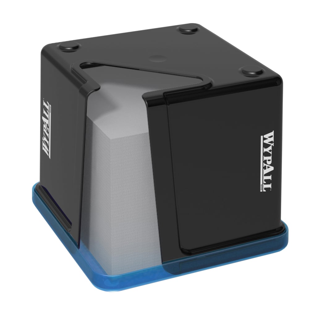 Wypall Dispenser, Quarterfold, Black/Clear, 1/cs (Products cannot be sold on Amazon.com or any other 3rd party site) (DROP SHIP ONLY) (US Only)