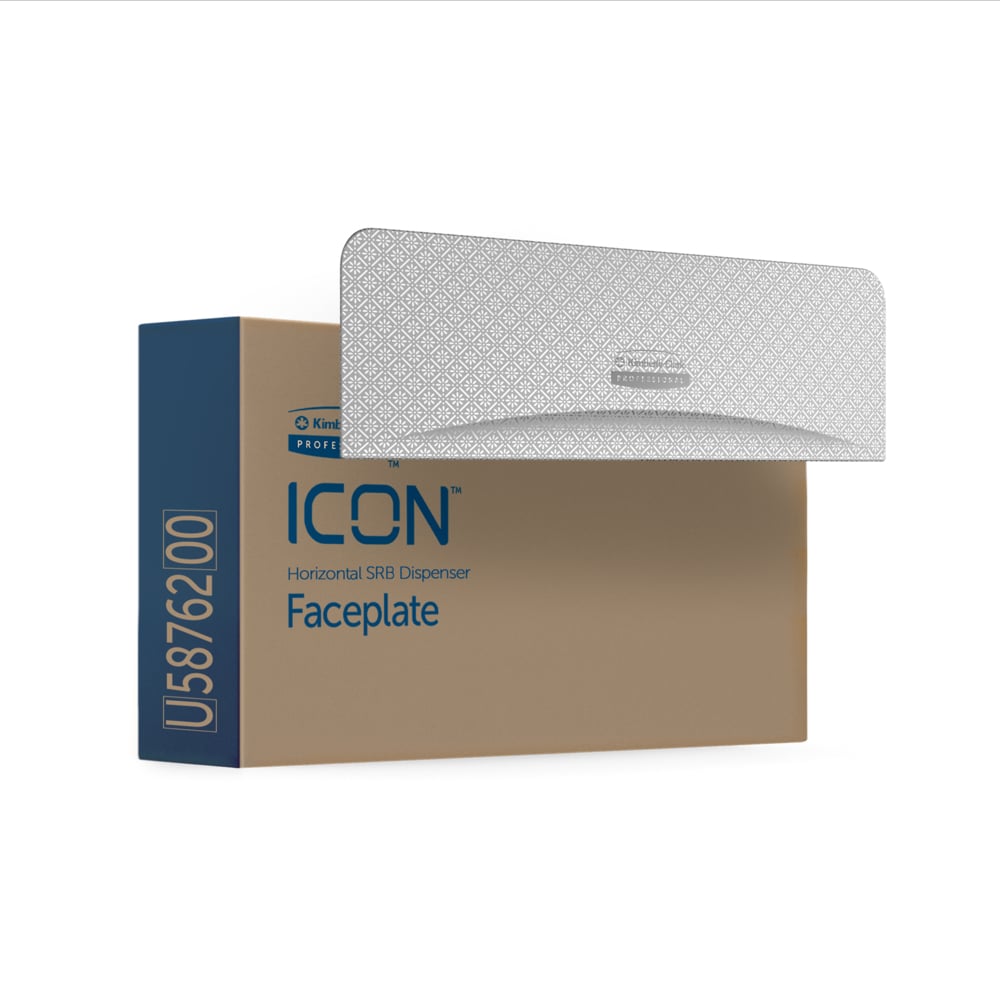 Faceplate, Silver Mosaic Design, for Coreless Standard Roll Toilet Paper Dispenser, 2 Roll, Horizontal, 1/cs (Products cannot be sold on Amazon.com or any other 3rd party site) (US Only)