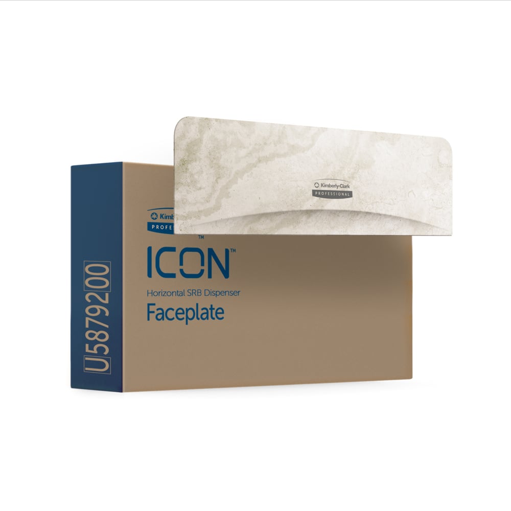 Faceplate, Warm Marble Design, for Coreless Standard Roll Toilet Paper Dispenser, 2 Roll, Horizontal, 1/cs (Products cannot be sold on Amazon.com or any other 3rd party site) (US Only)