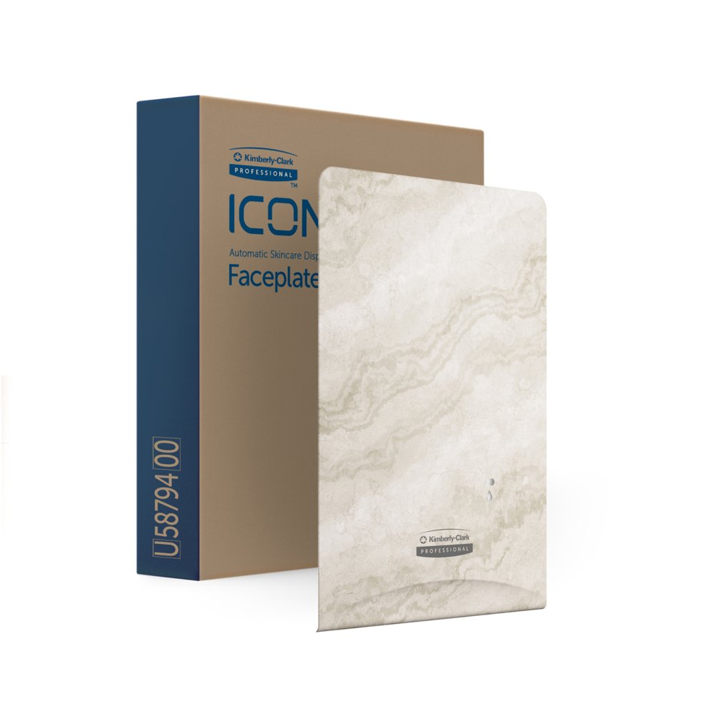 Faceplate, Warm Marble Design, for Automatic Soap and Sanitizer Dispenser, 1/cs (Products cannot be sold on Amazon.com or any other 3rd party site) (US Only)