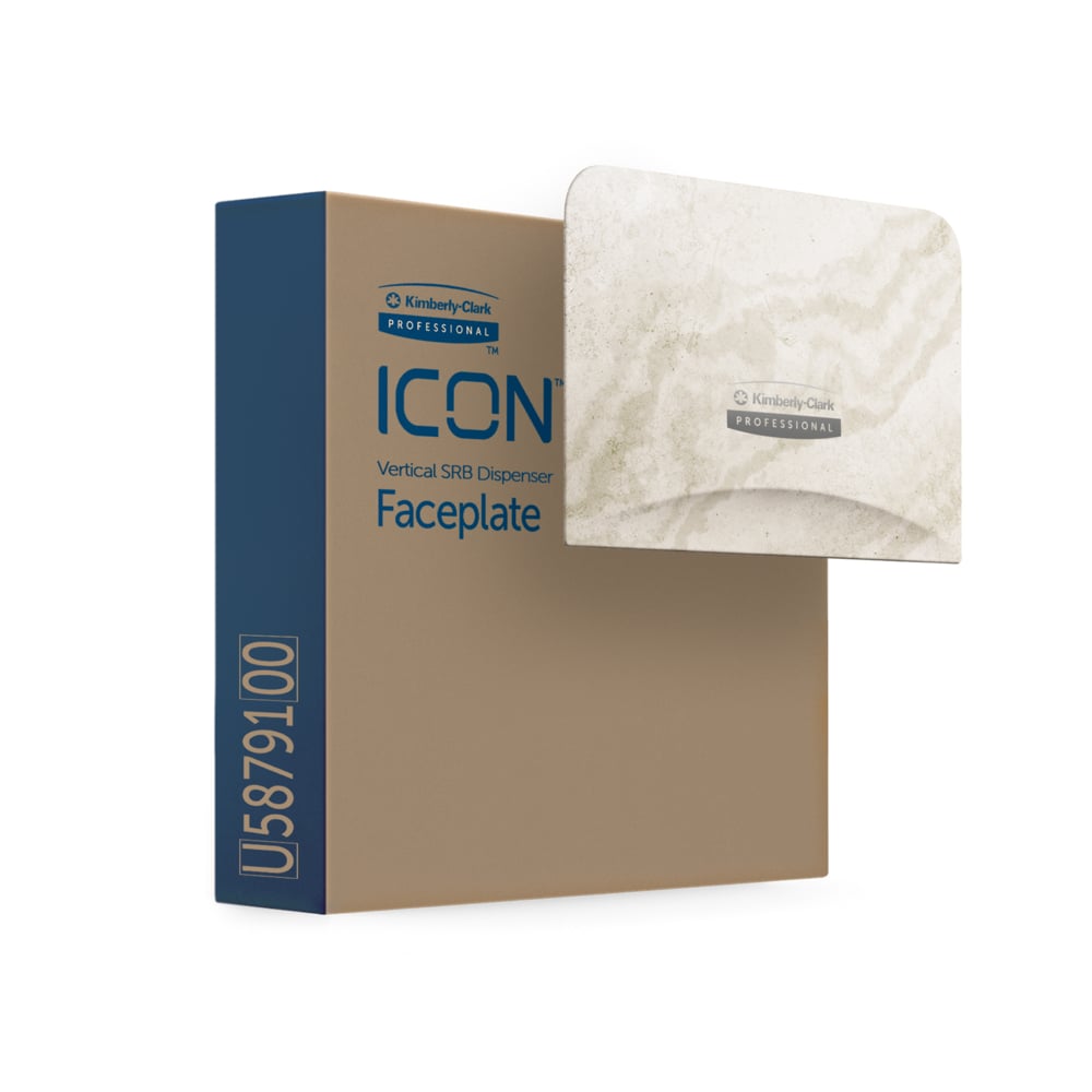 Faceplate, Warm Marble Design, for Coreless Standard Roll Toilet Paper Dispenser, 2 Roll, Vertical, 1/cs (Products cannot be sold on Amazon.com or any other 3rd party site) (US Only)