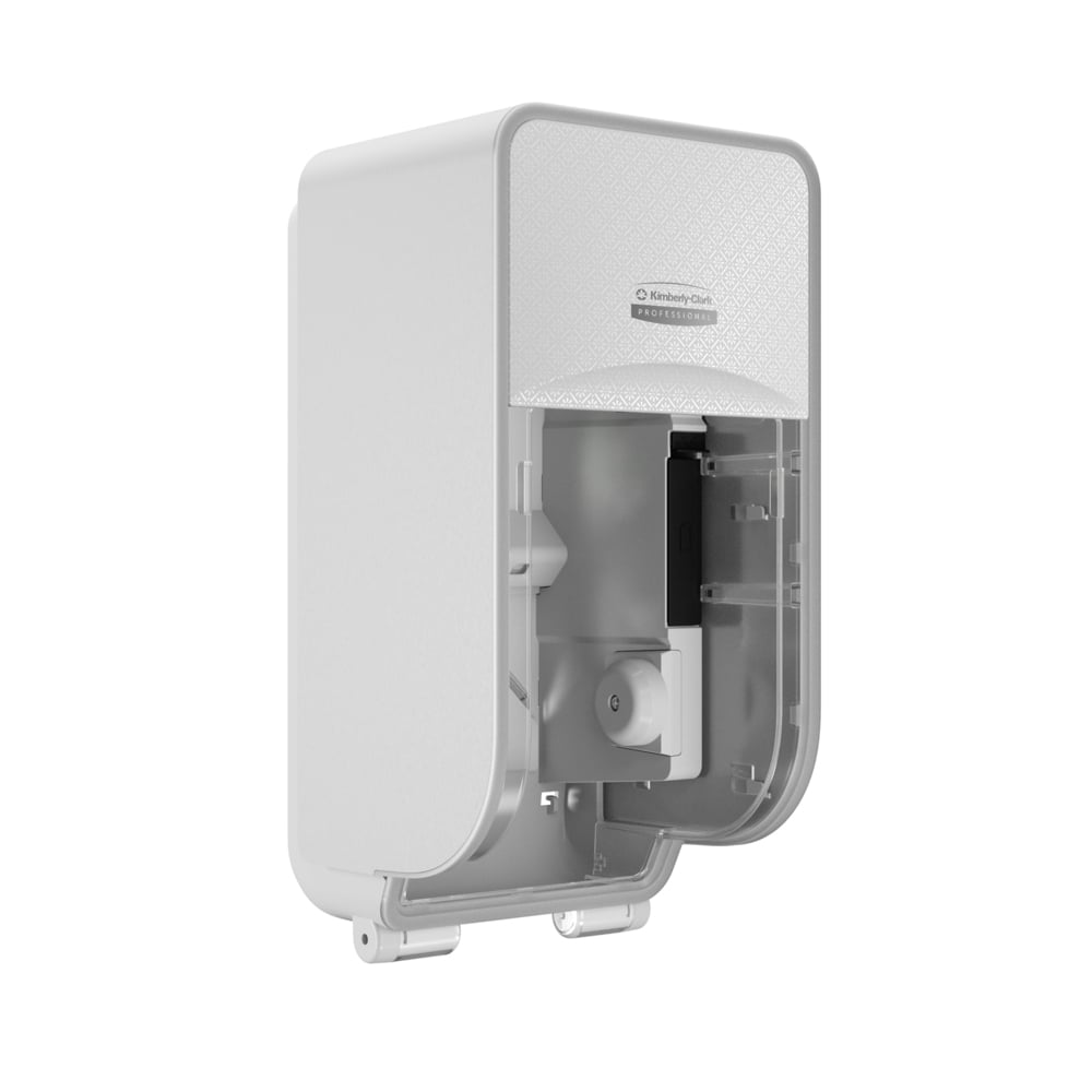Toilet Paper Dispenser, Coreless, Standard Roll, 2 Roll, Vertical, with White Mosaic Design Faceplate, 1 Dispenser and Faceplate/cs (Products cannot be sold on Amazon.com or any other 3rd party site) (DROP SHIP ONLY) (US Only)