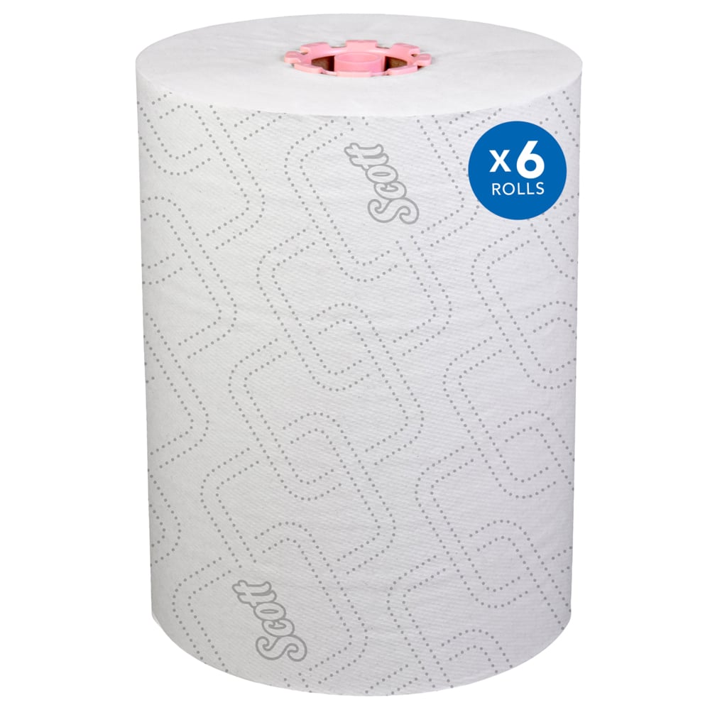 Scott Slimroll Hard Roll Towels, 8" x 580 ft roll, White, 6 rl/cs (72 cs/plt) (Products cannot be sold on Amazon.com or any other 3rd party site) (US Only)