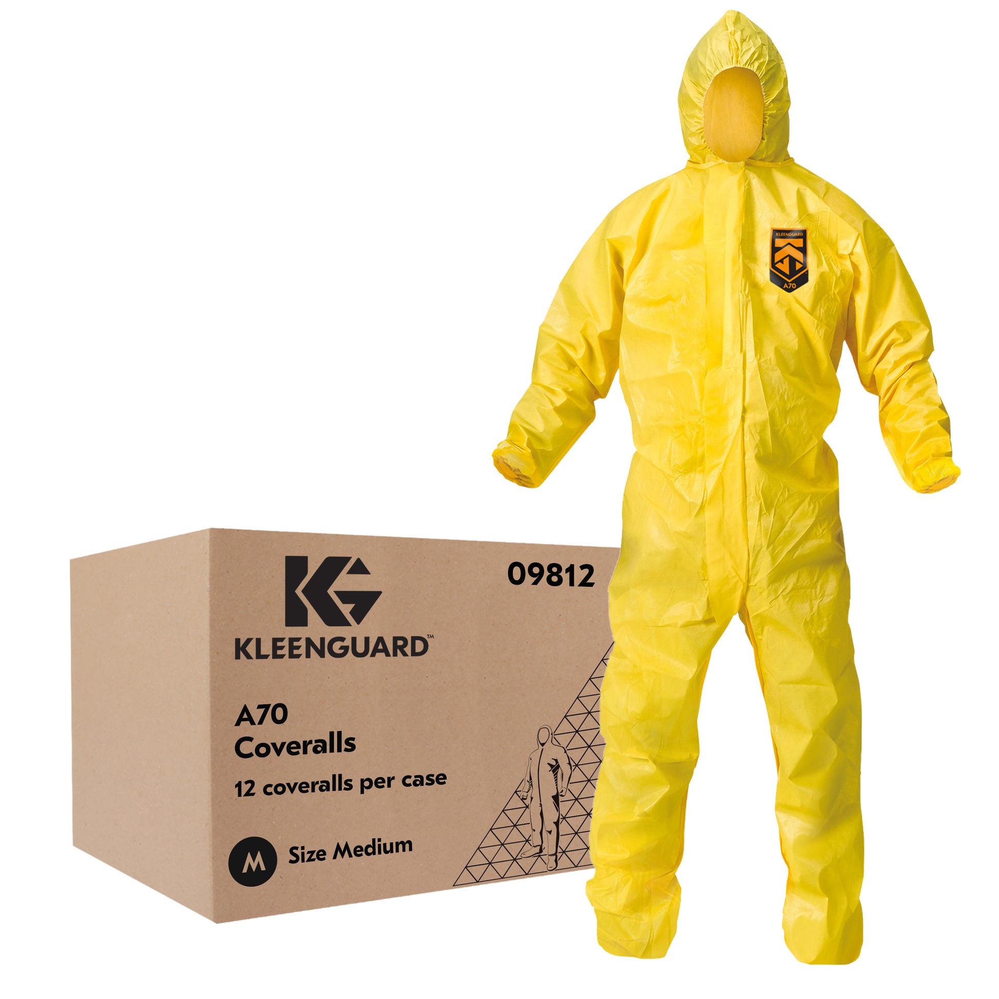 Chemical Spray Protection Coveralls, Medium, 12/cs (Products cannot be sold on Amazon.com or any other 3rd party site) (US Only)
